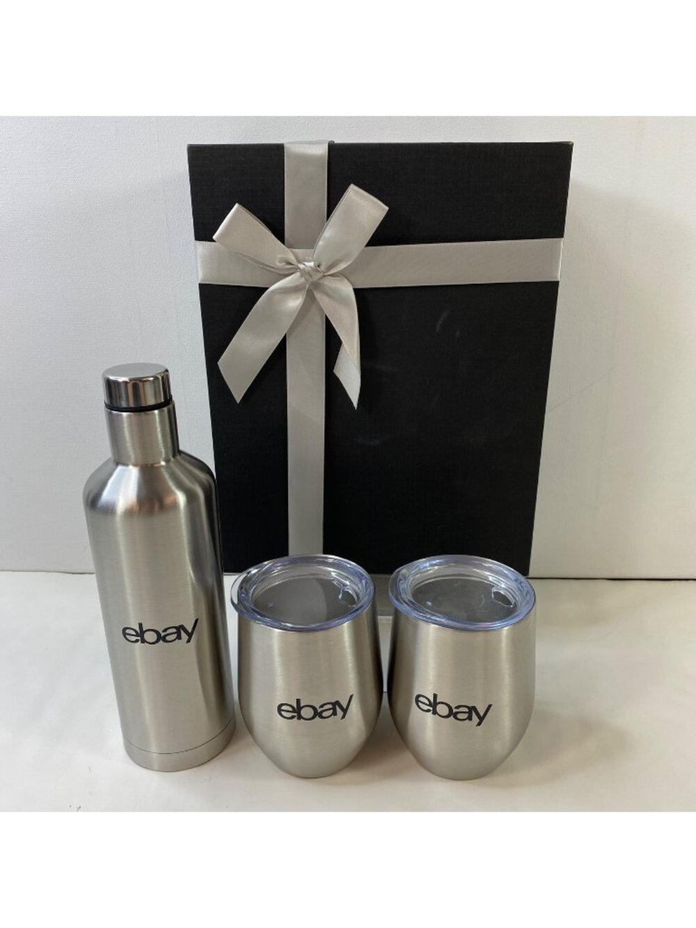 Stainless Steel Insulated Drinkware Set Wine Tumblers Water Bottle eBayana
